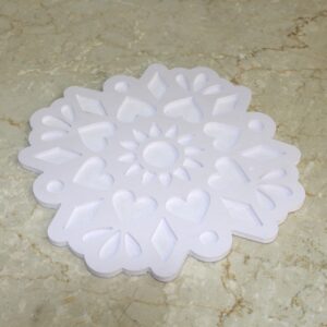 Reusable rangoli mat