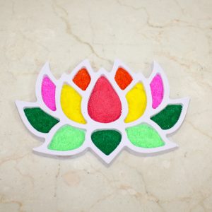 Reusable rangoli mat pair