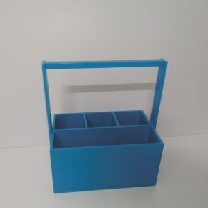 Gift box with several compartments and handle