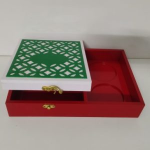 Festival gift box with jar compartments