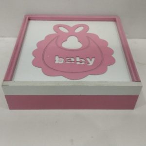 Tiny feet baby announcement box