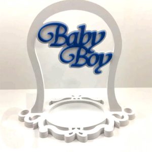 Baby birth announcement tray