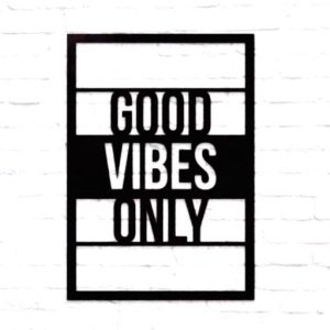 good vibes only wall art